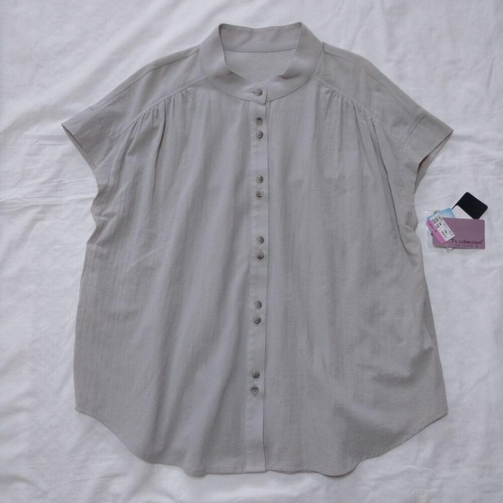 Taumiya Light Gray Blouse